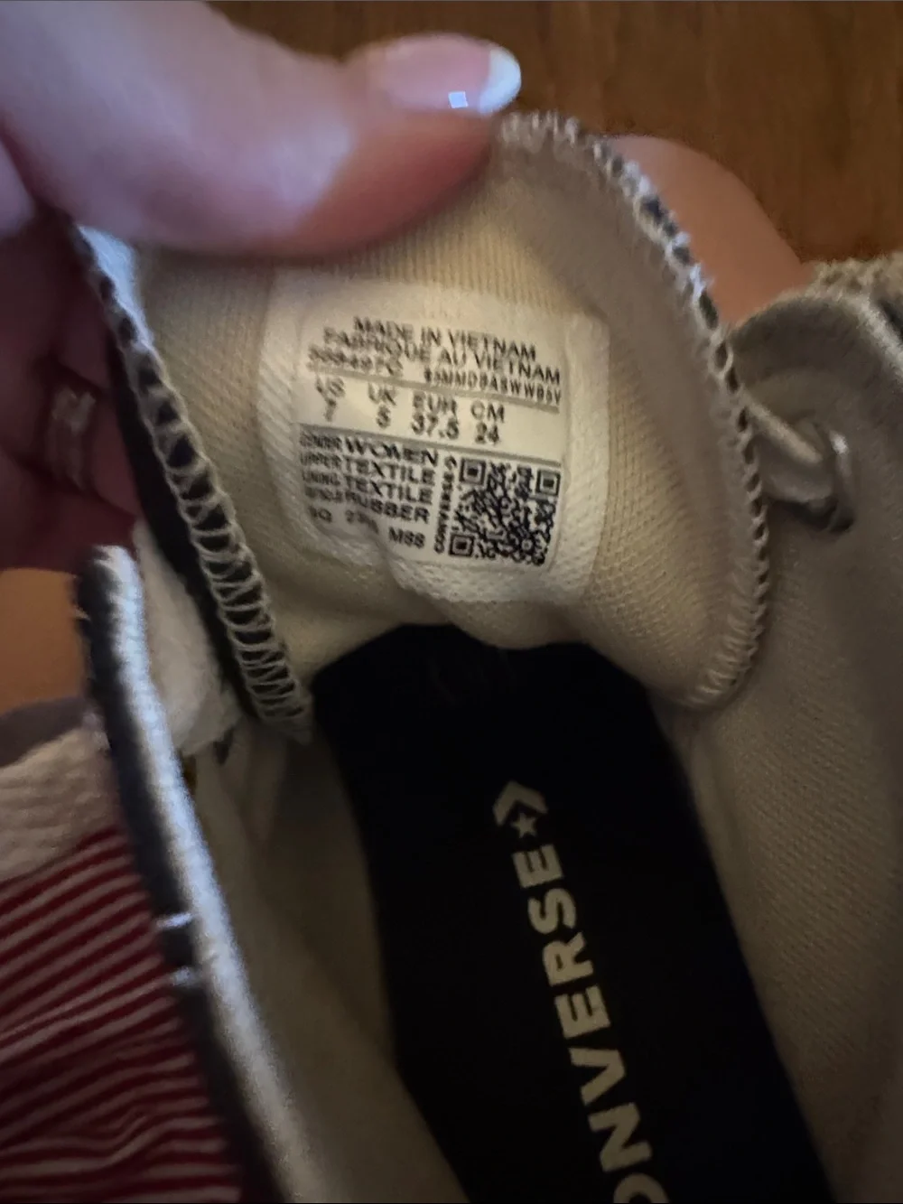 Converse Kids Black and White High Top Sneakers